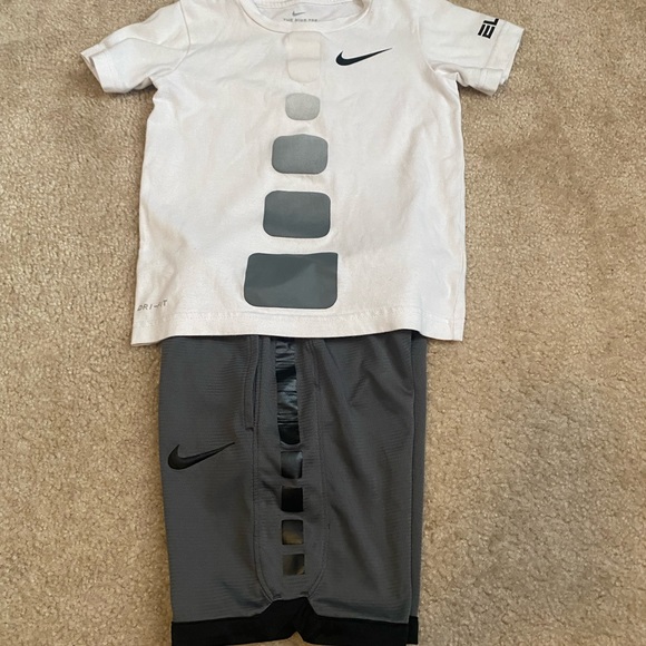 Nike Other - Boys Nike elite t shirt size 5-6 and grey and black elite shirts size 6-7